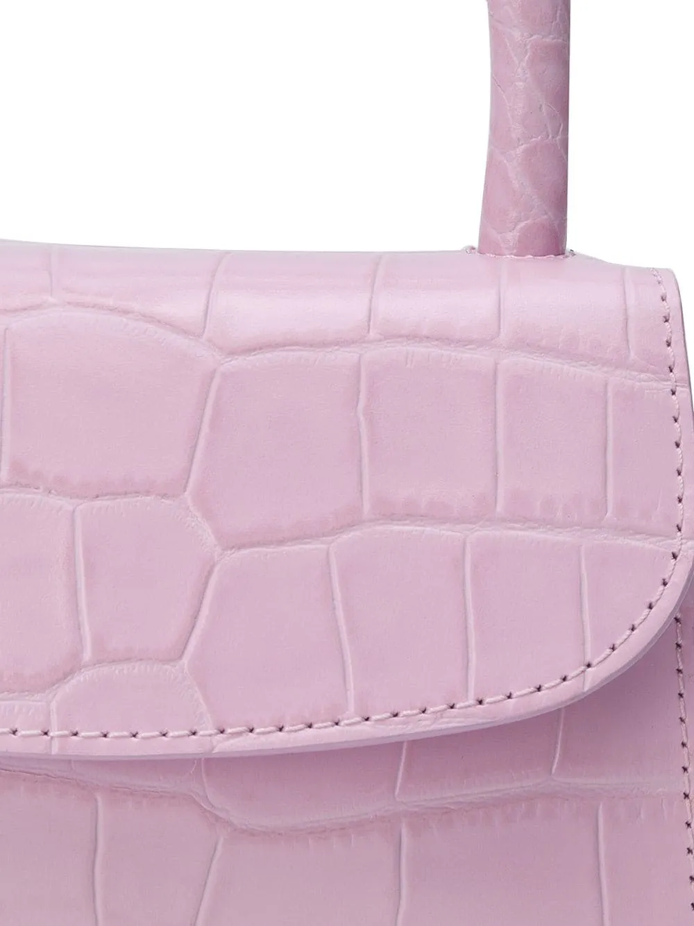 Embossed Top Handle Bag