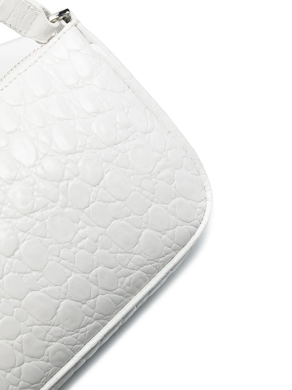 One Shoulder Bag With Imitation Crocodile Pattern