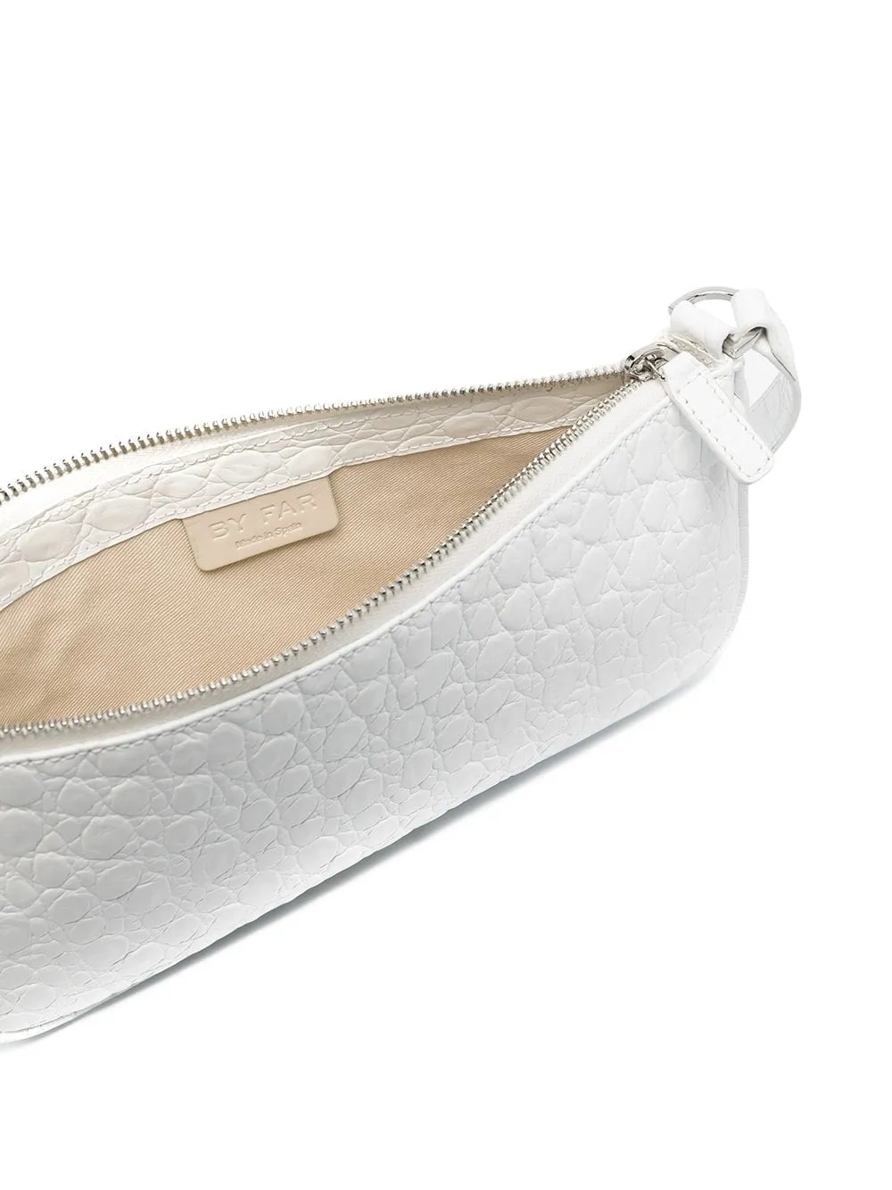 One Shoulder Bag With Imitation Crocodile Pattern