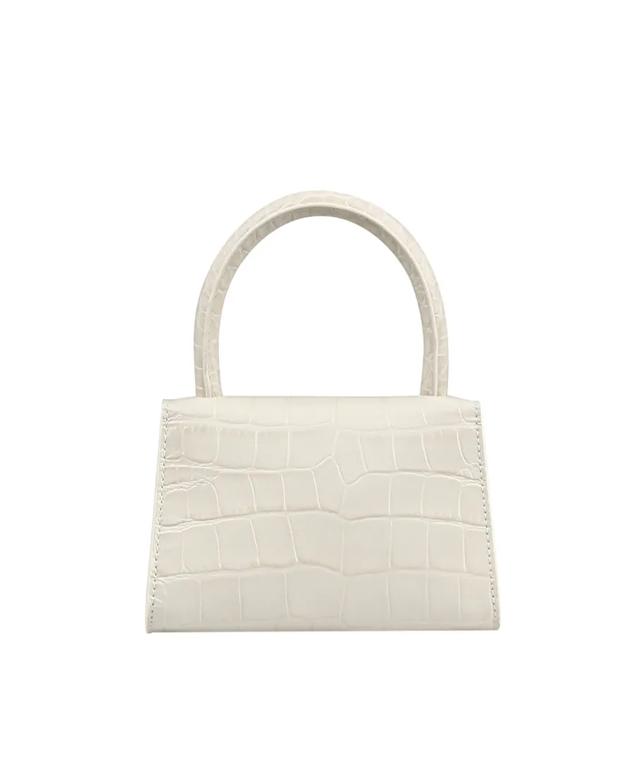 Mini Alligator Embossed Handbag