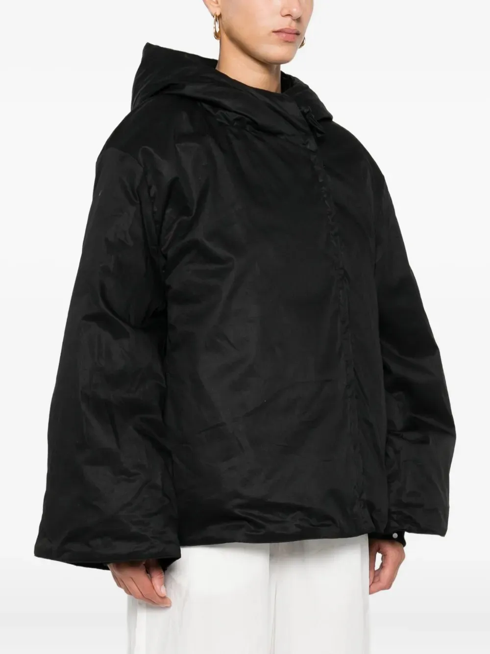 Hooded Zip-Up Padded Jacket