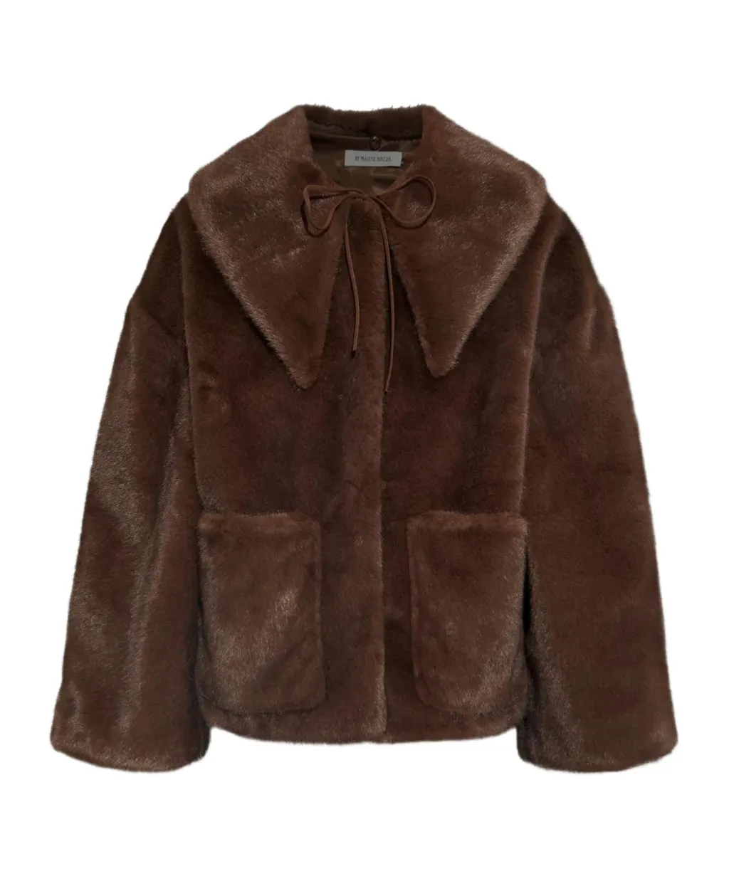 Collar Tie Detail Casual Jacket