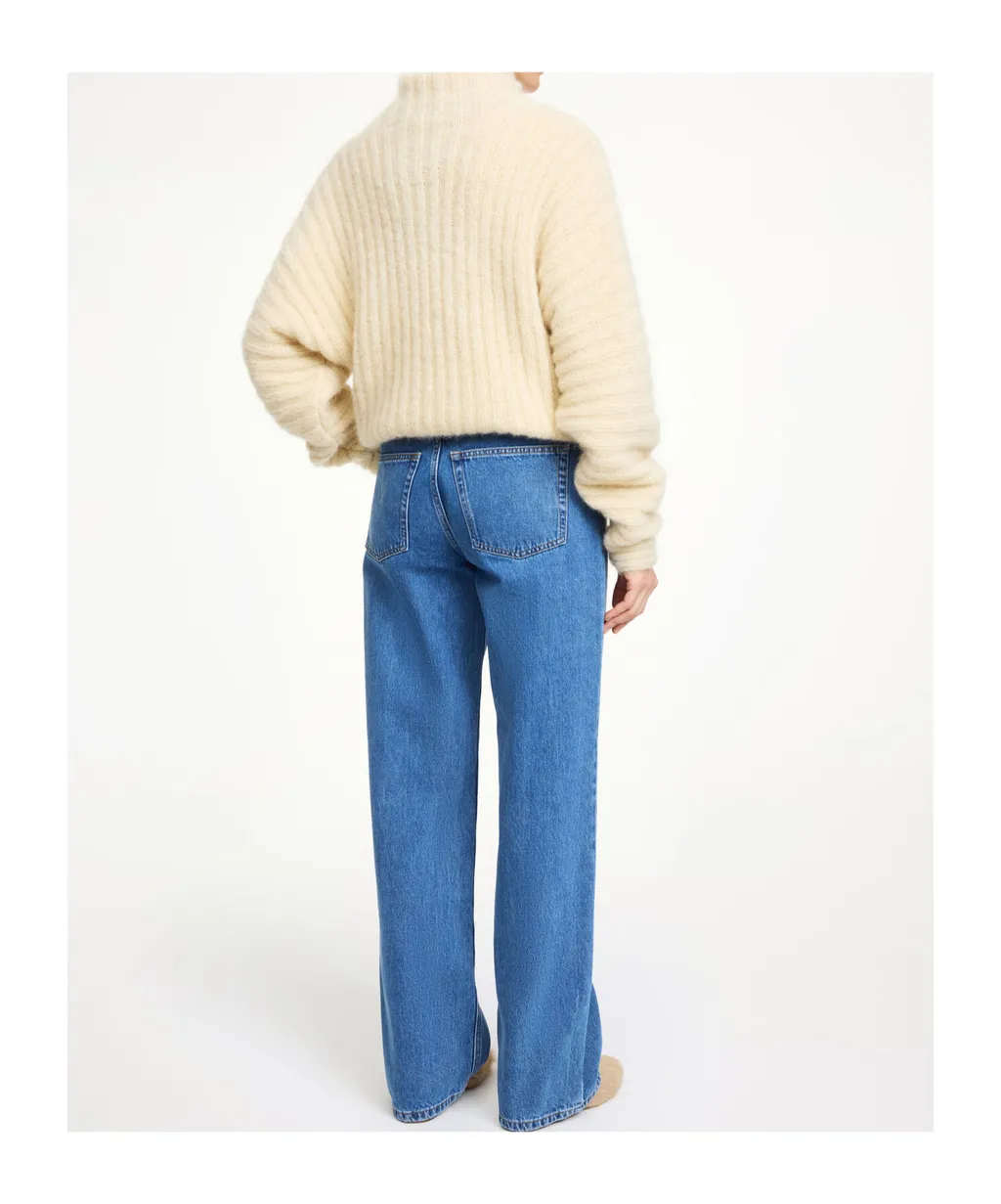 Five-Pocket Cotton Jeans