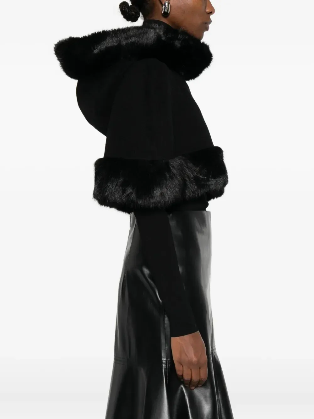 Hooded Short Cape