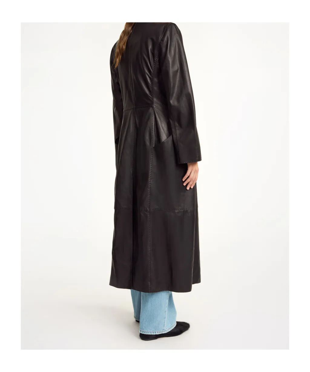 Sirrena Leather Coat