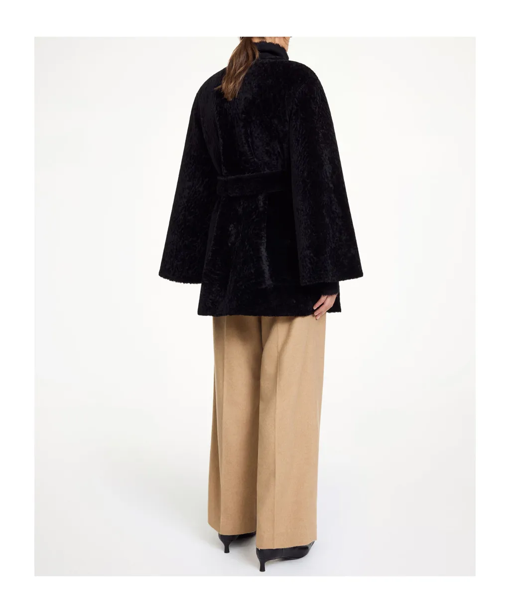 Button Belted Coat