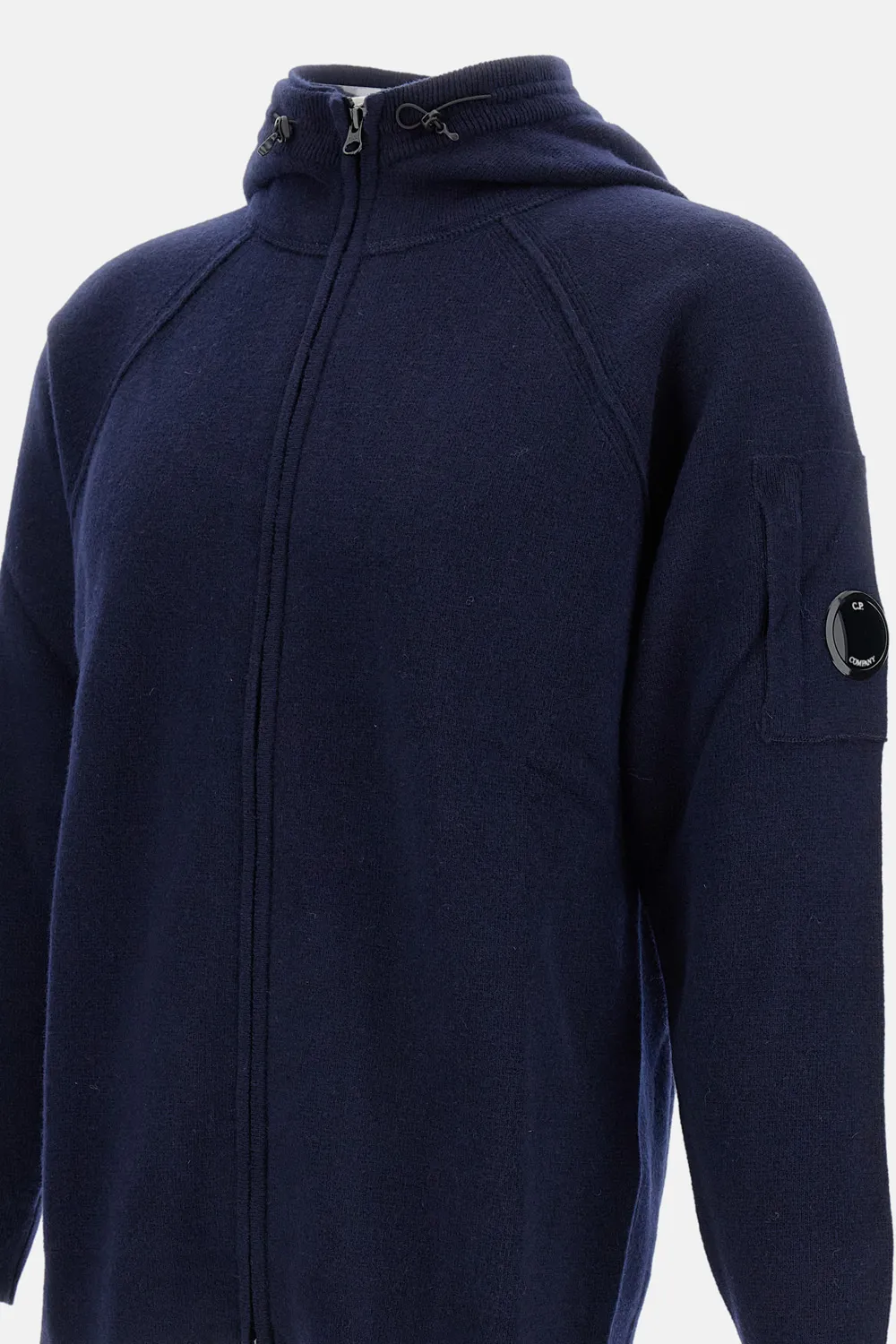 Hooded Zip Cardigan