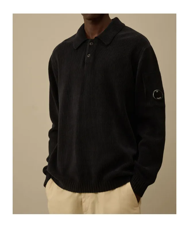 Chenille Polo Knitwear