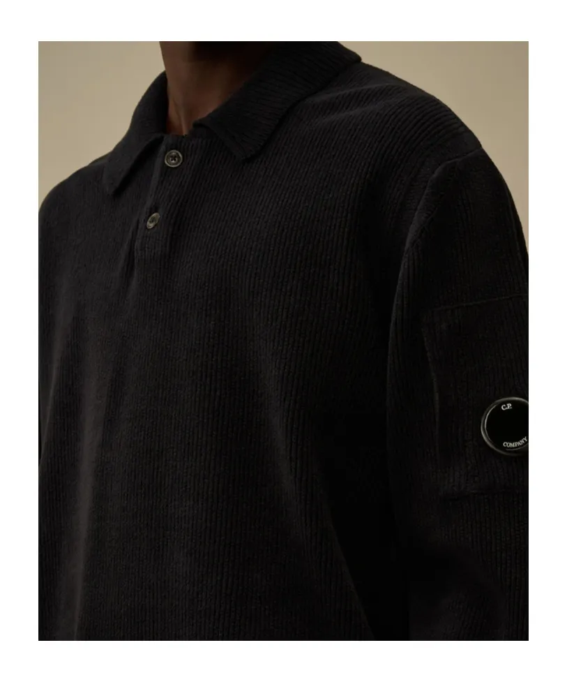 Chenille Polo Knitwear