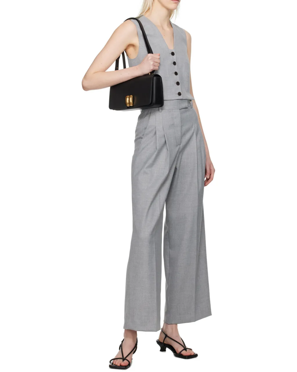 V-Neck Single-Breasted Waistcoat