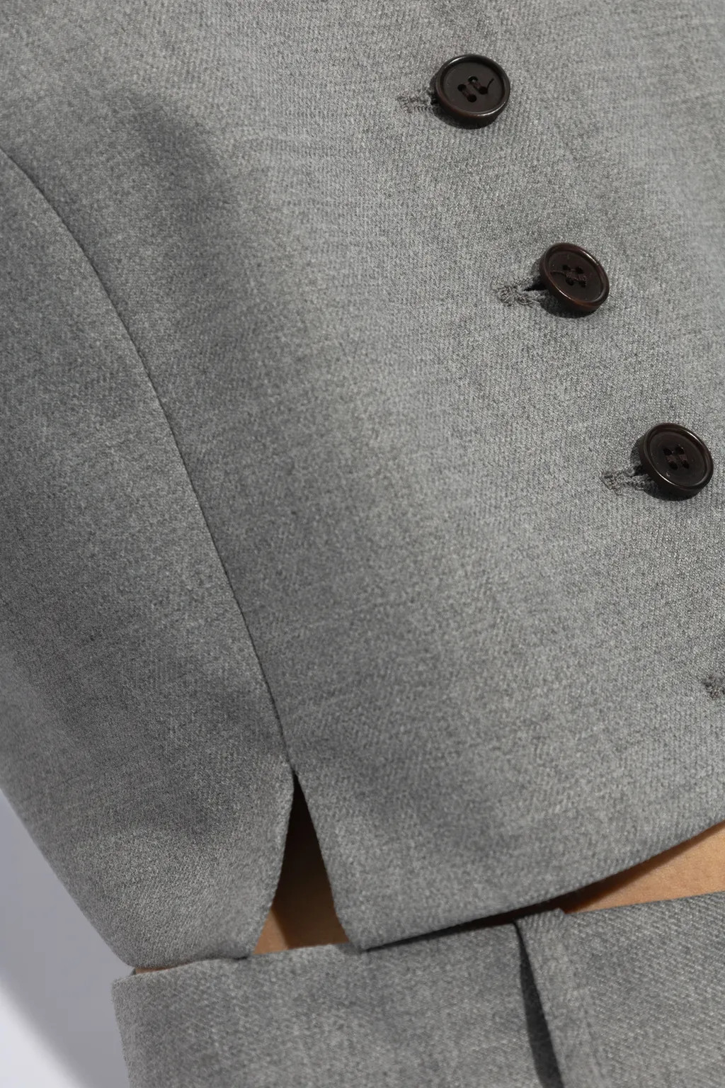 V-Neck Single-Breasted Waistcoat