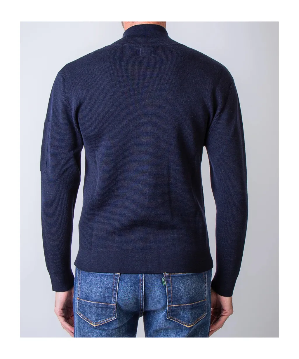 Zip-Up Cardigan Knitwear