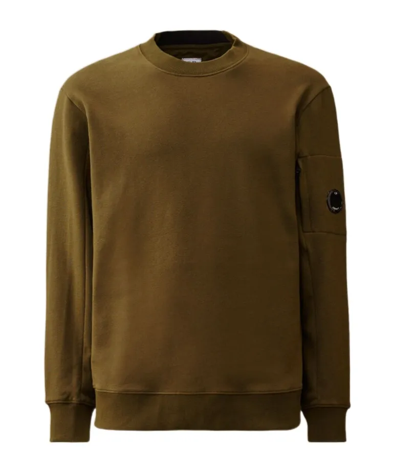 Logo Plaque Crewneck Sweater