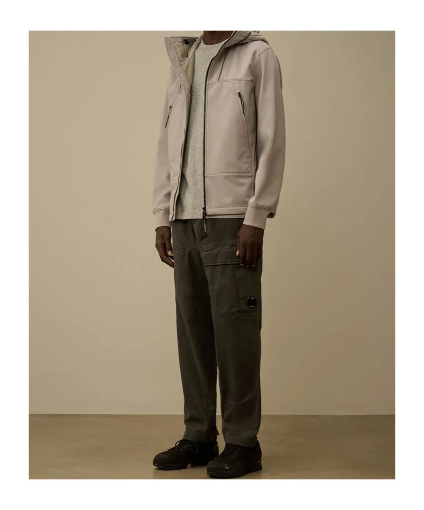 Hooded Zip-Front Jacket