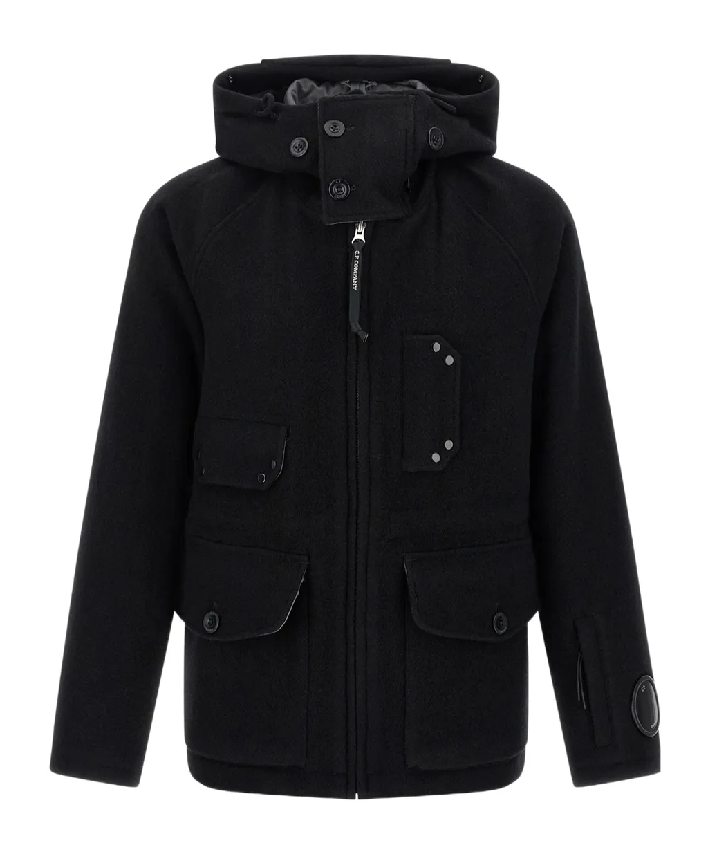 Hooded Wool Jacket