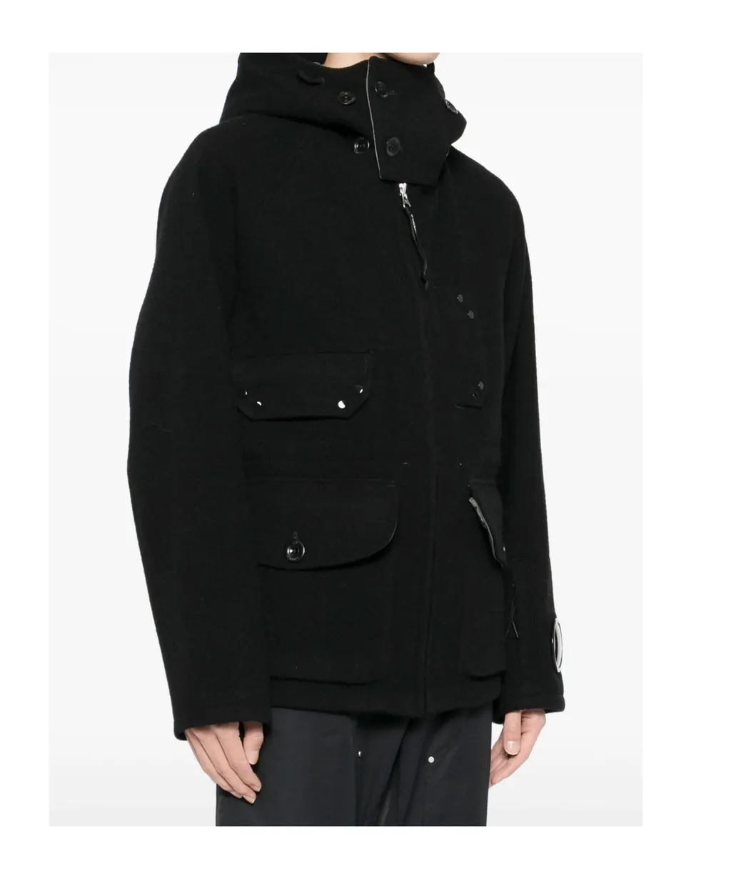 Hooded Wool Jacket