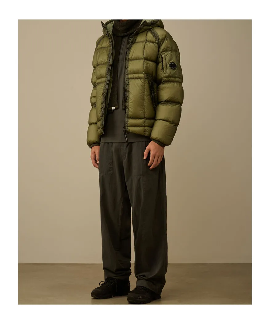 Lens-Detail Hooded Jacket