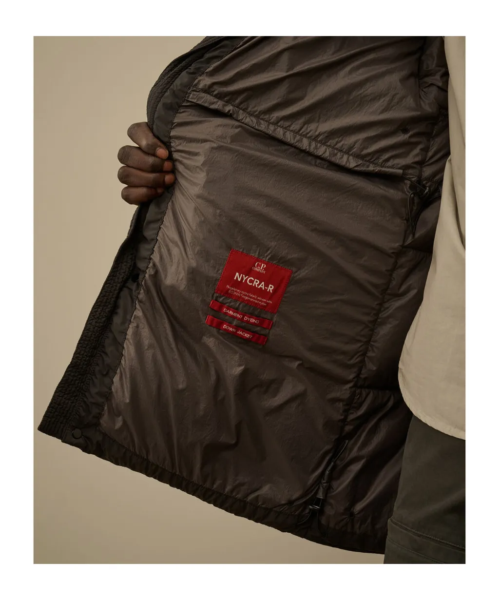 Long Hooded Down Jacket