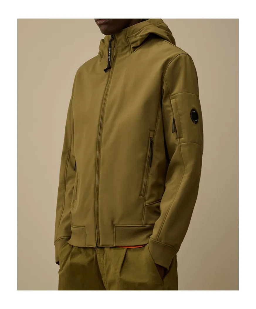 Hooded Zip-Front Jacket