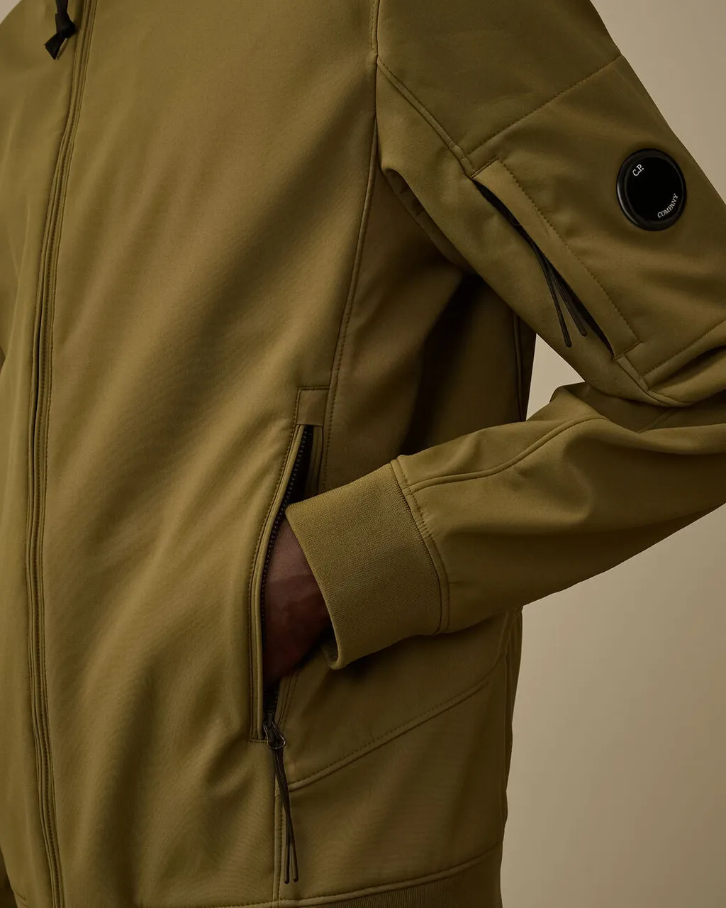 Hooded Zip-Front Jacket