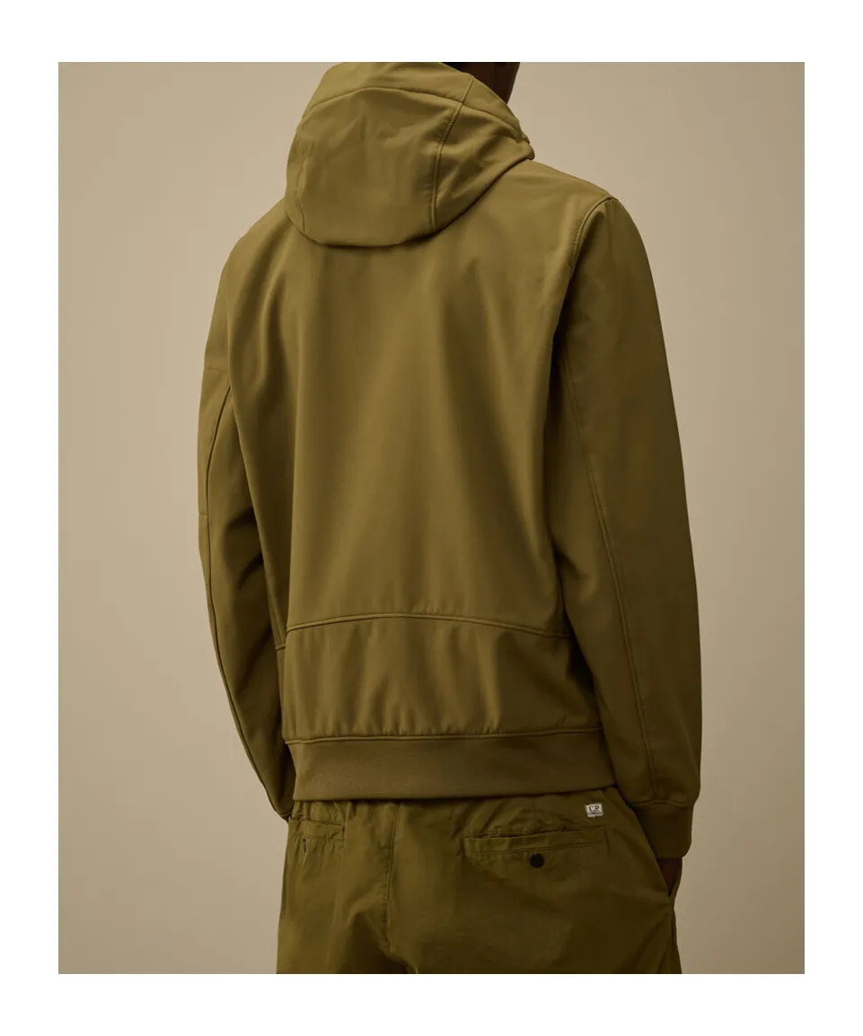 Hooded Zip-Front Jacket