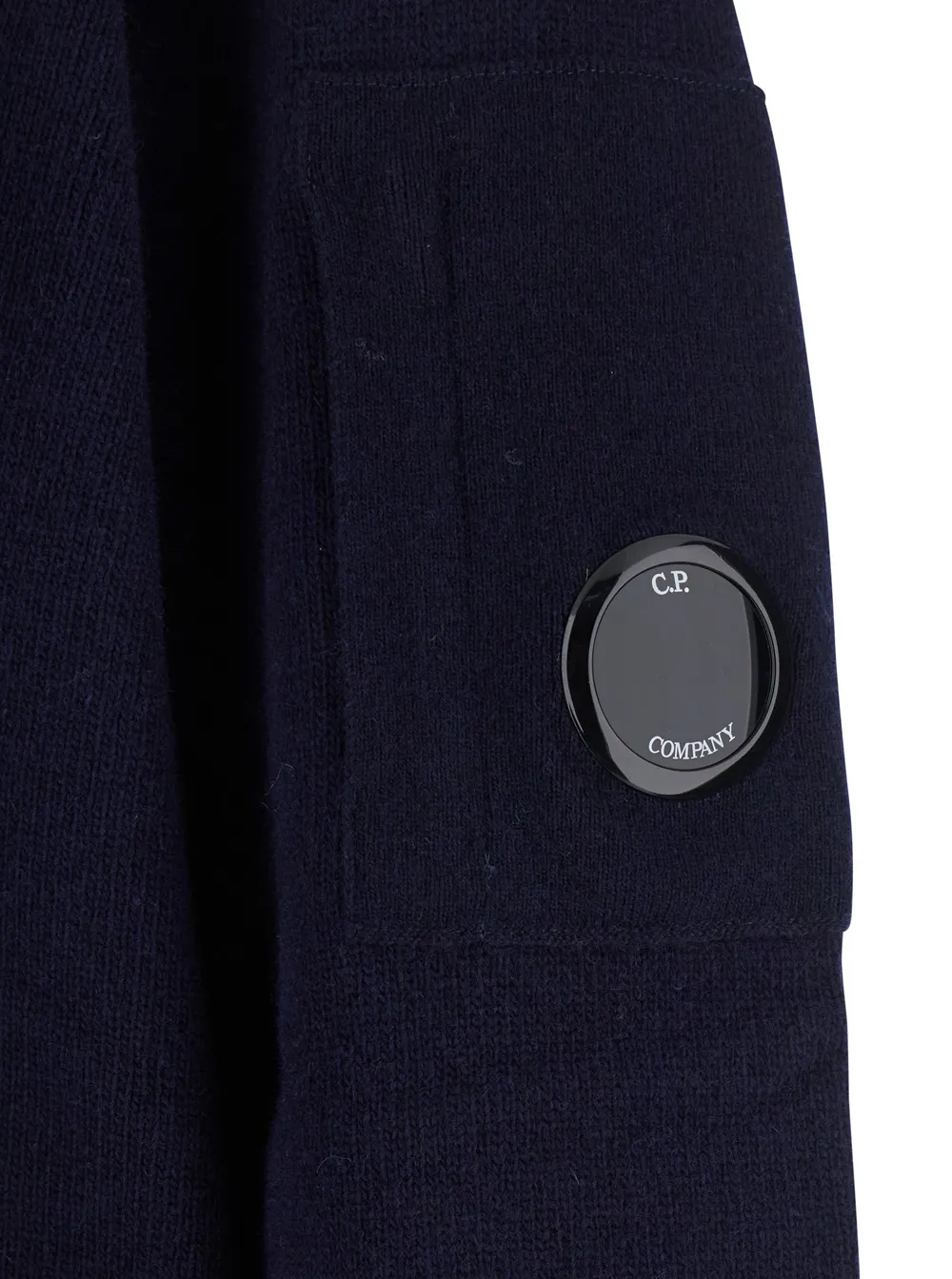 High Neck Logo Plaque Jacket