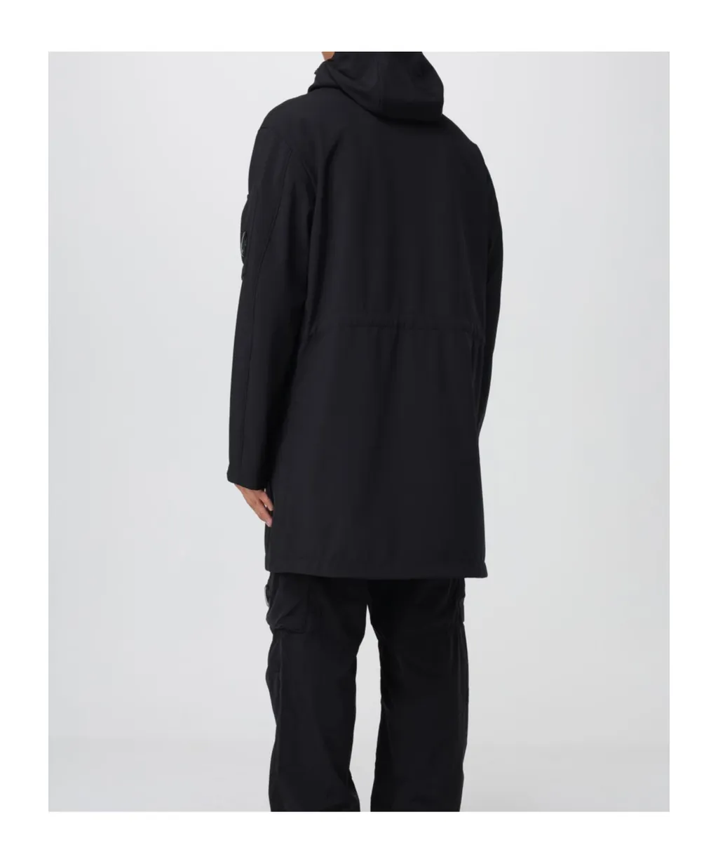 Lens-Detail Hooded Jacket