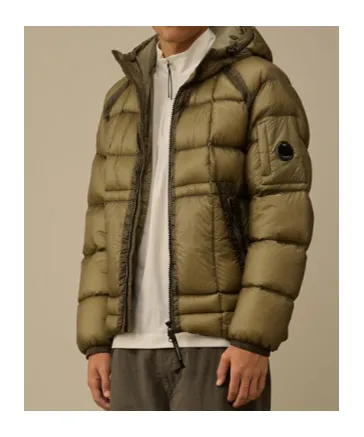 Lens-Detail Hooded Jacket