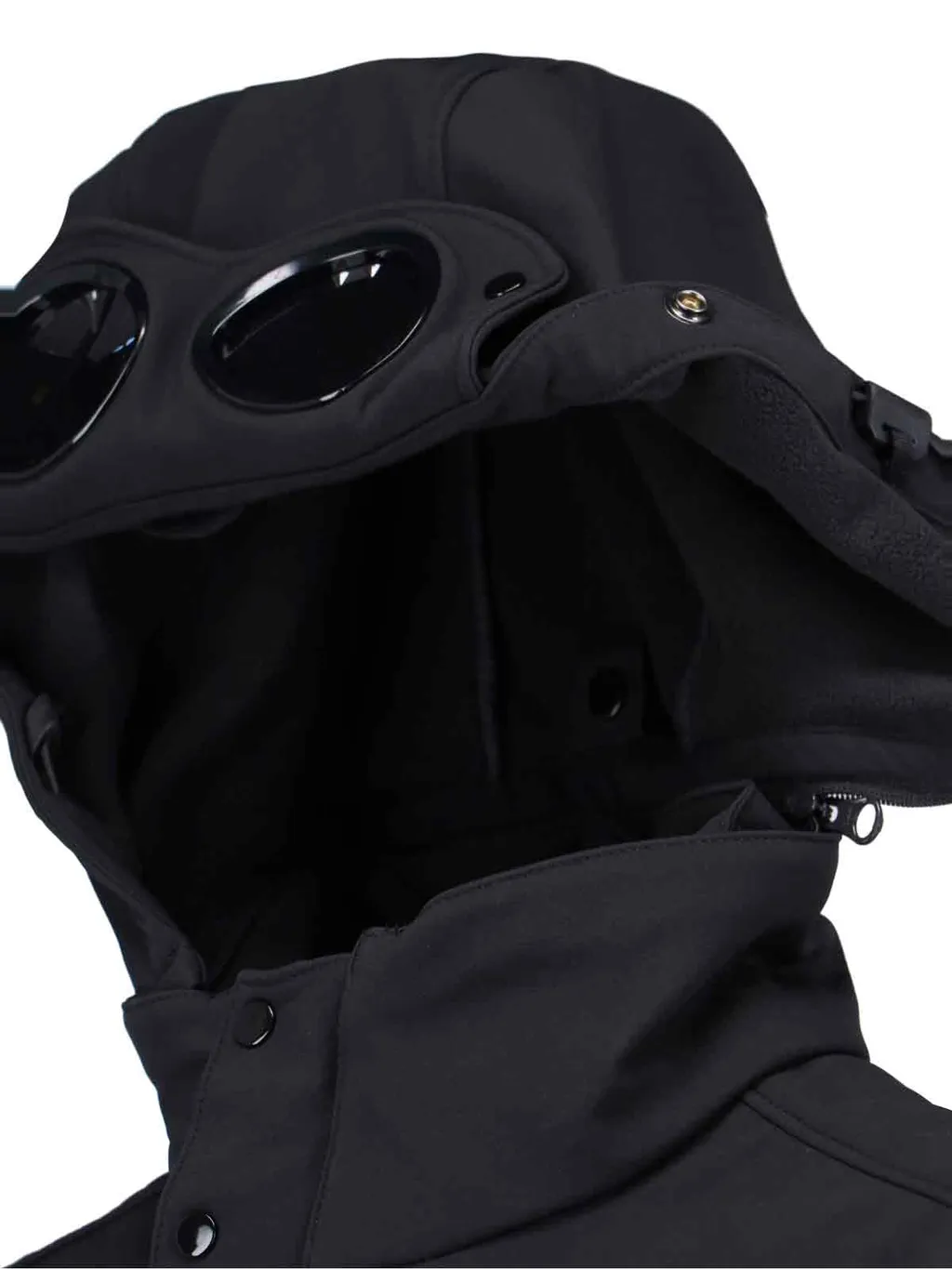 Goggle-Details Sleeveless Gilet