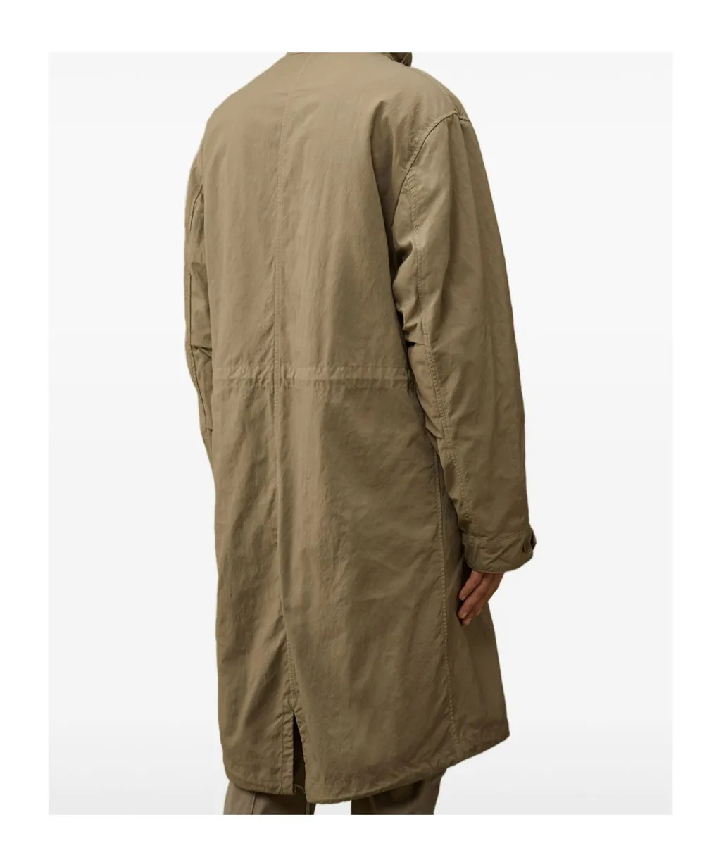 Lens Pocket Fishtail Coat