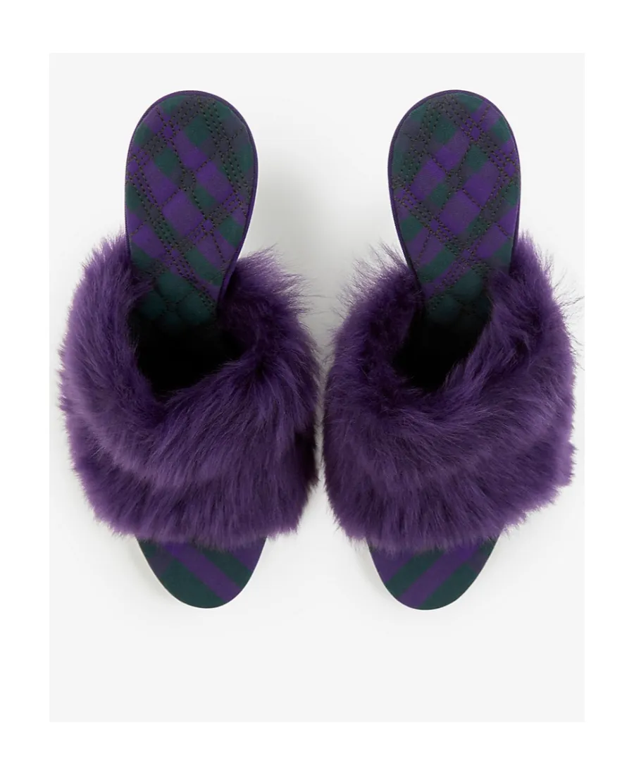 Minnie Shearling Slip-On Mules