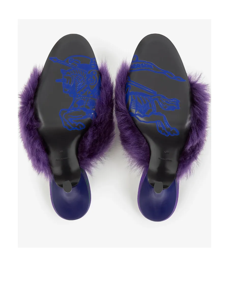 Minnie Shearling Slip-On Mules