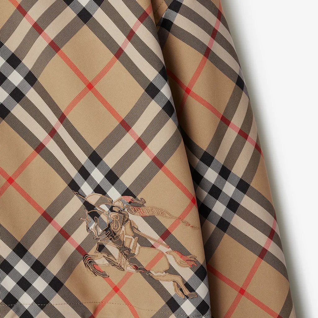 Checked Hooded Jacket