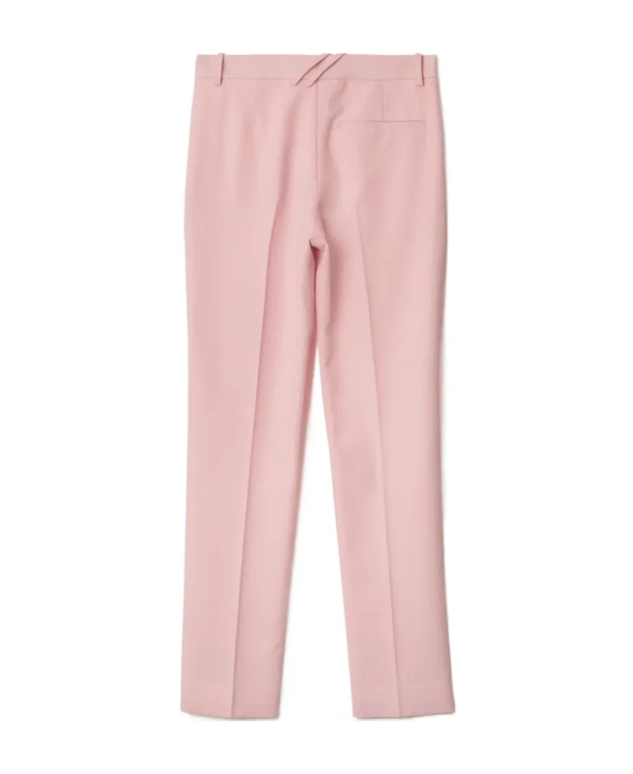Pressed-Crease Straight-Leg Tailored Trousers
