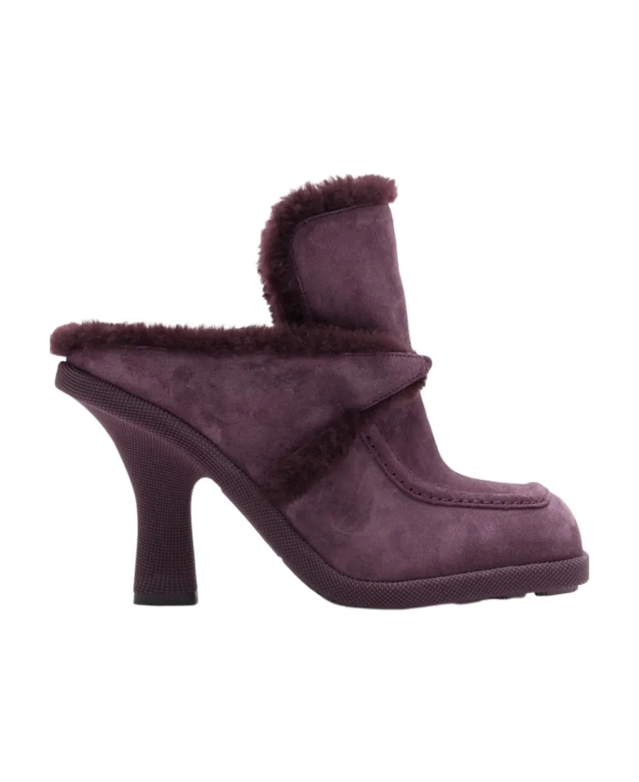 Highland Shearling Logo Charm Pumps