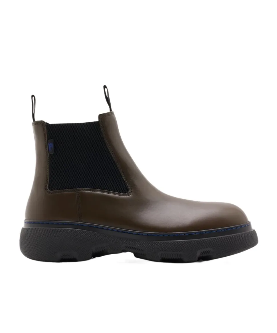 Creeper Panelled Ankle Boots