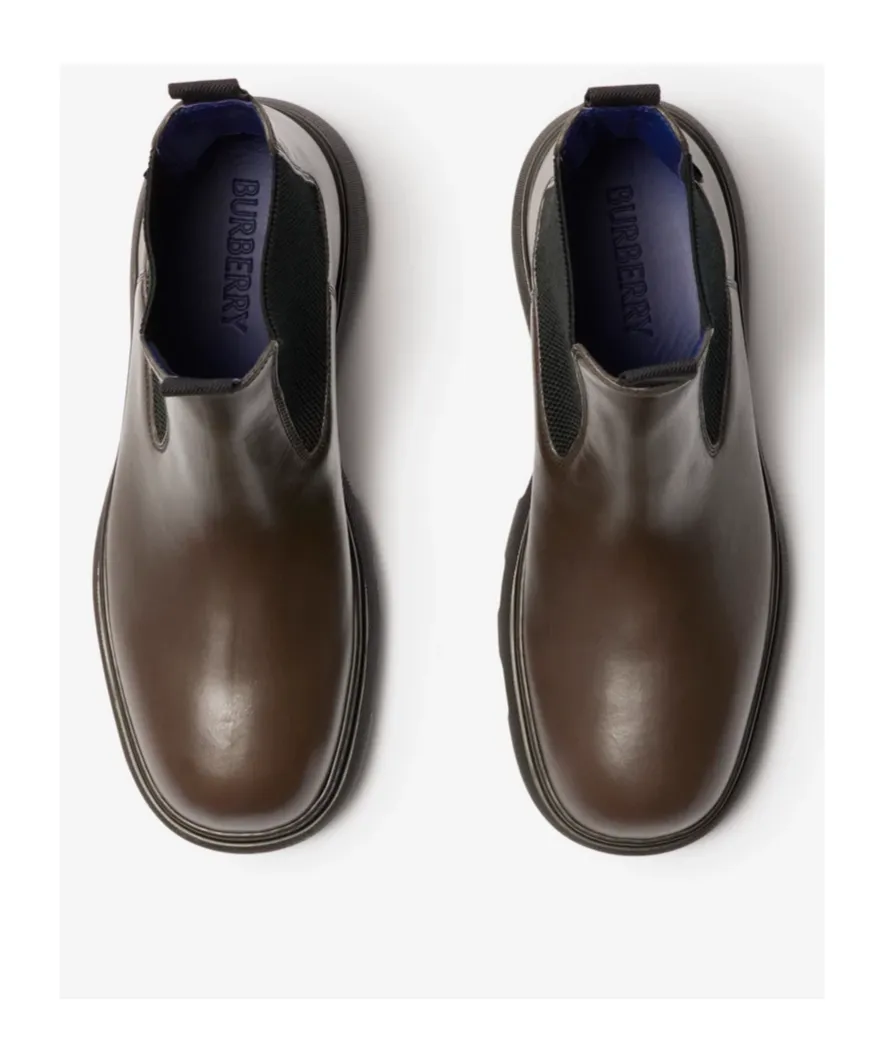 Creeper Panelled Ankle Boots