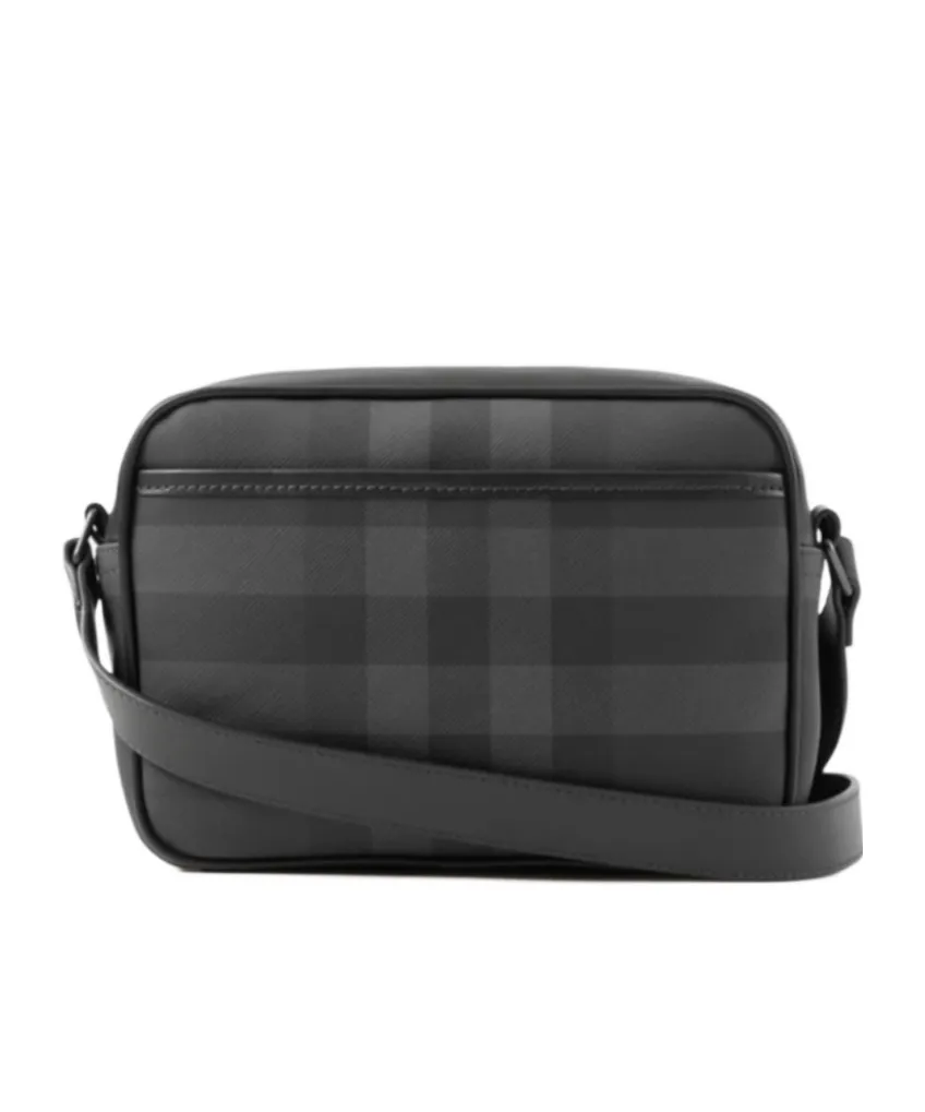 Paddy Logo Plaque Checked Messenger Bag