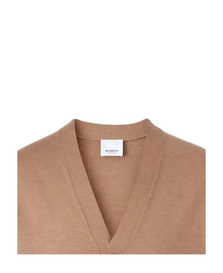 V-Neck Button-Up Cardigan