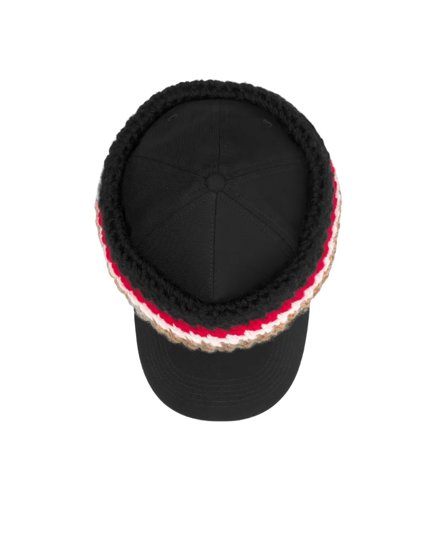 Curved Peak Knitted Baseball Hat