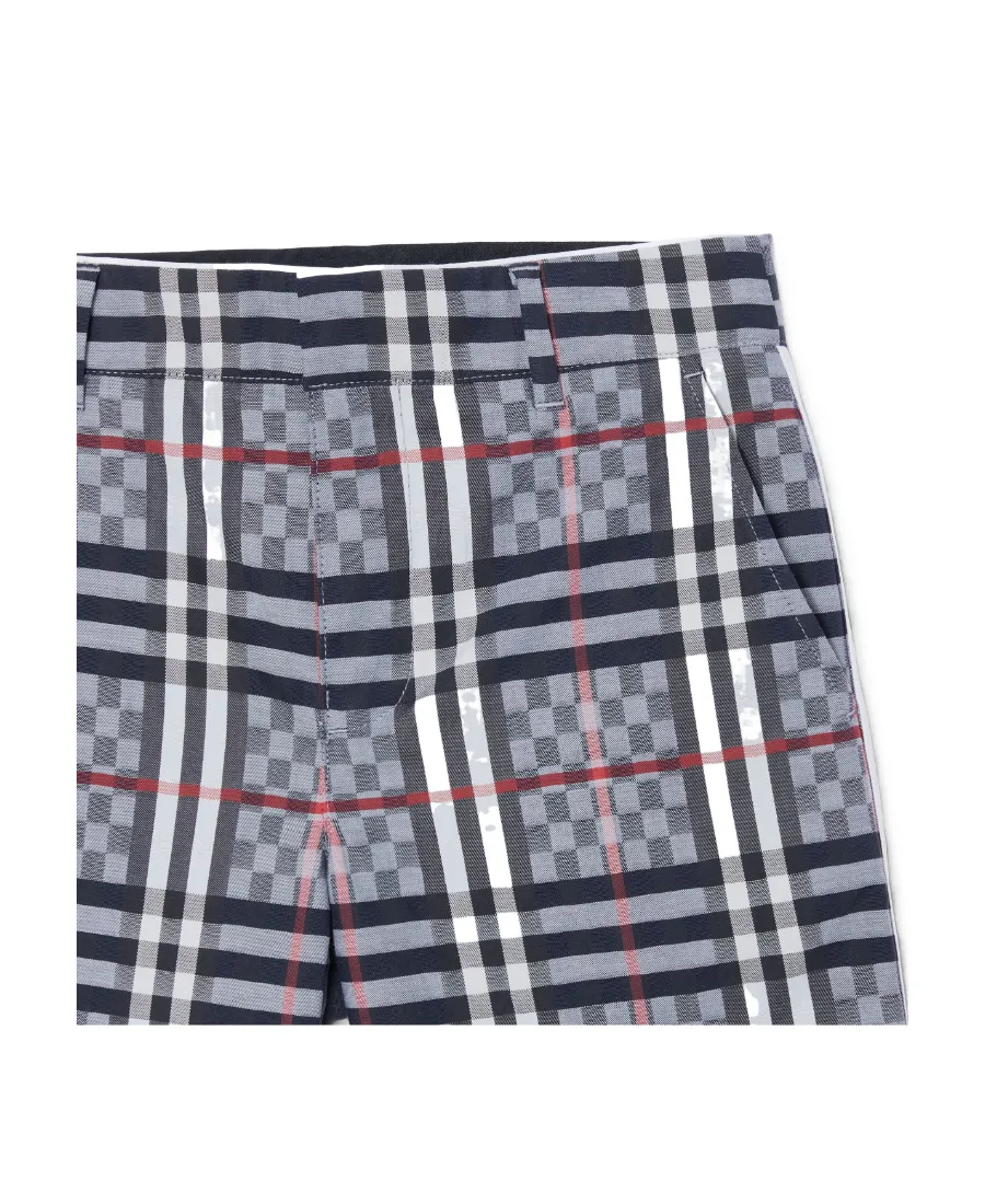 Checked Tailored Shorts