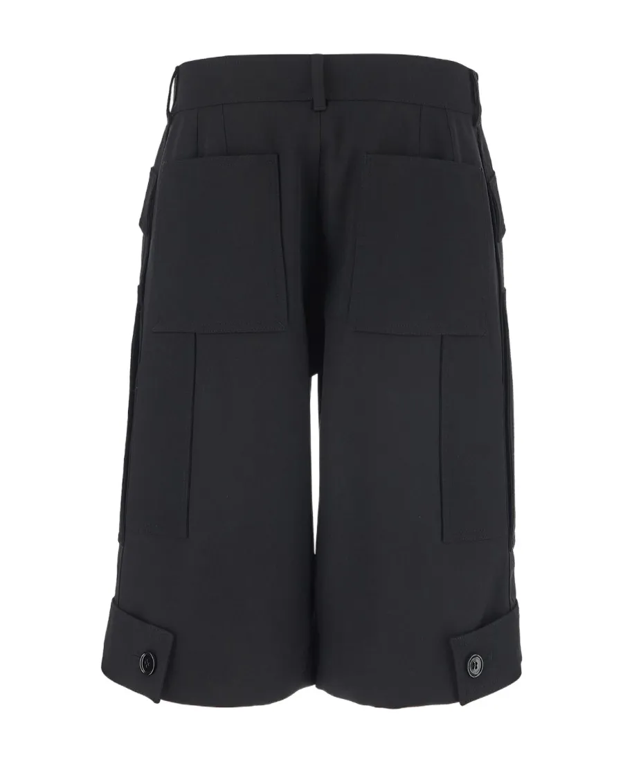 Panel Detailed Straight Leg Shorts