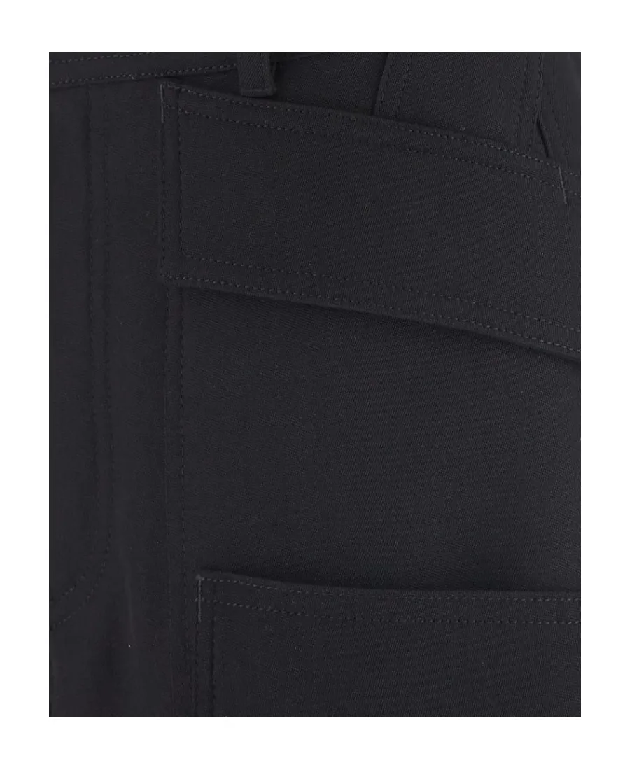 Panel Detailed Straight Leg Shorts