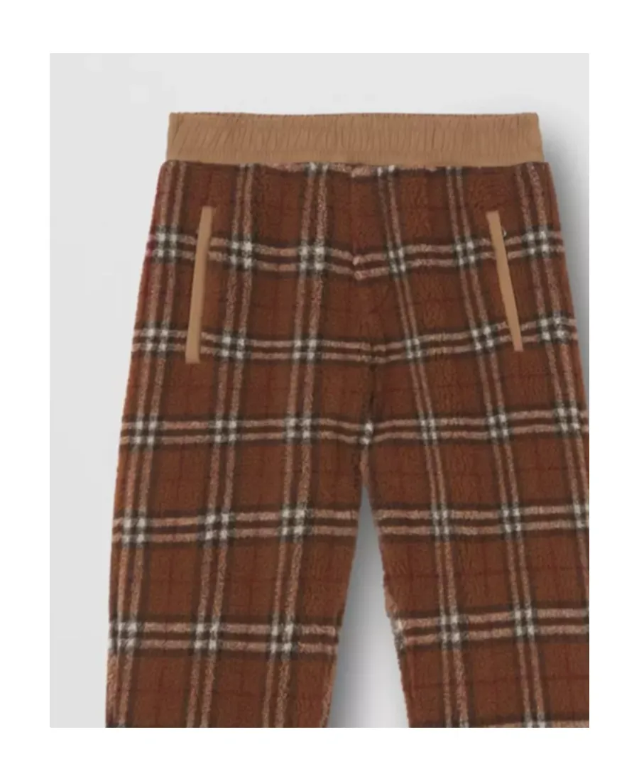 Vintage Check Jogging Pants