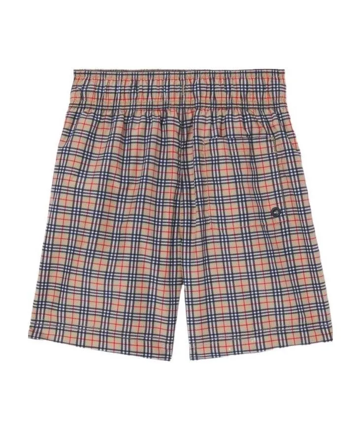 Teen Checked Swim Shorts