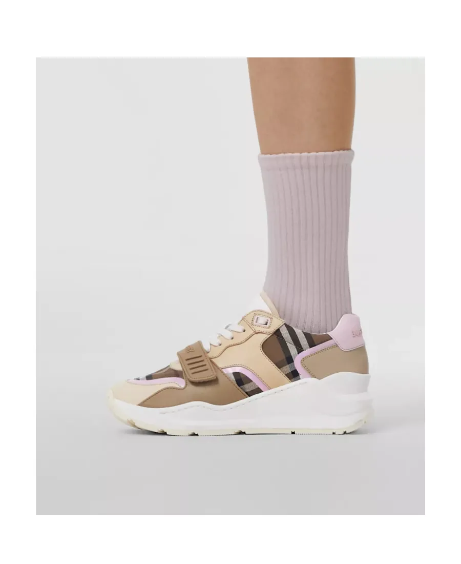 Check Patterned Sneakers