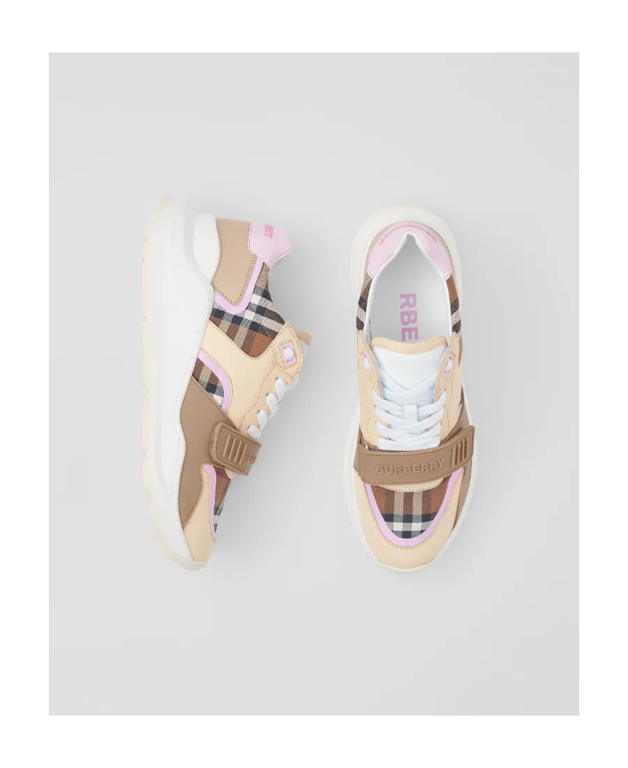 Check Patterned Sneakers