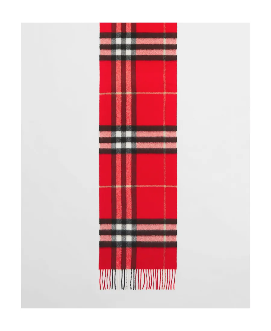 The Classic Checked Fringed Scarf