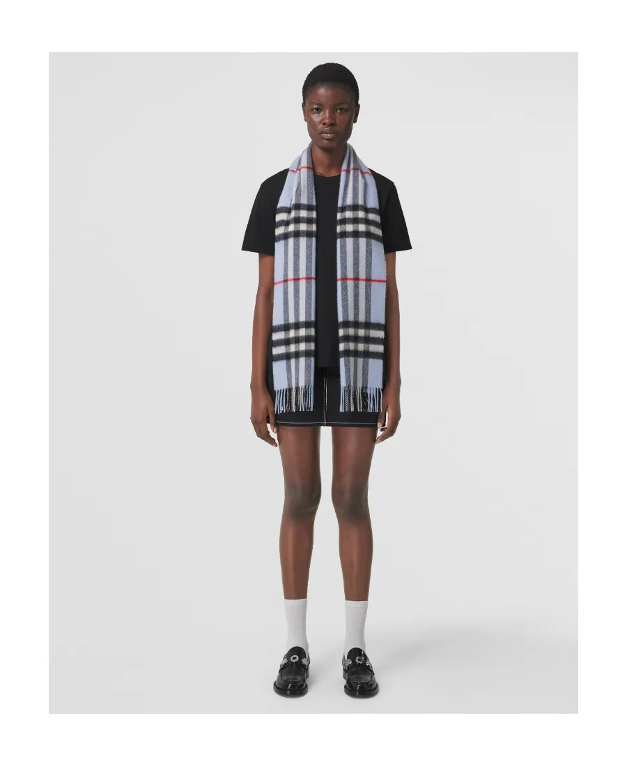 Vintage Check Fringed Scarf