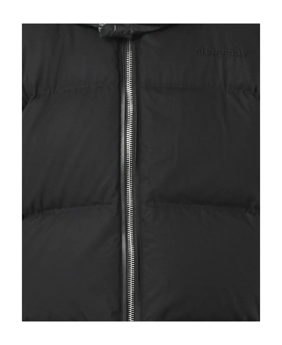 Contrast-Panel Cotton-Gabardine Puffer Jacket